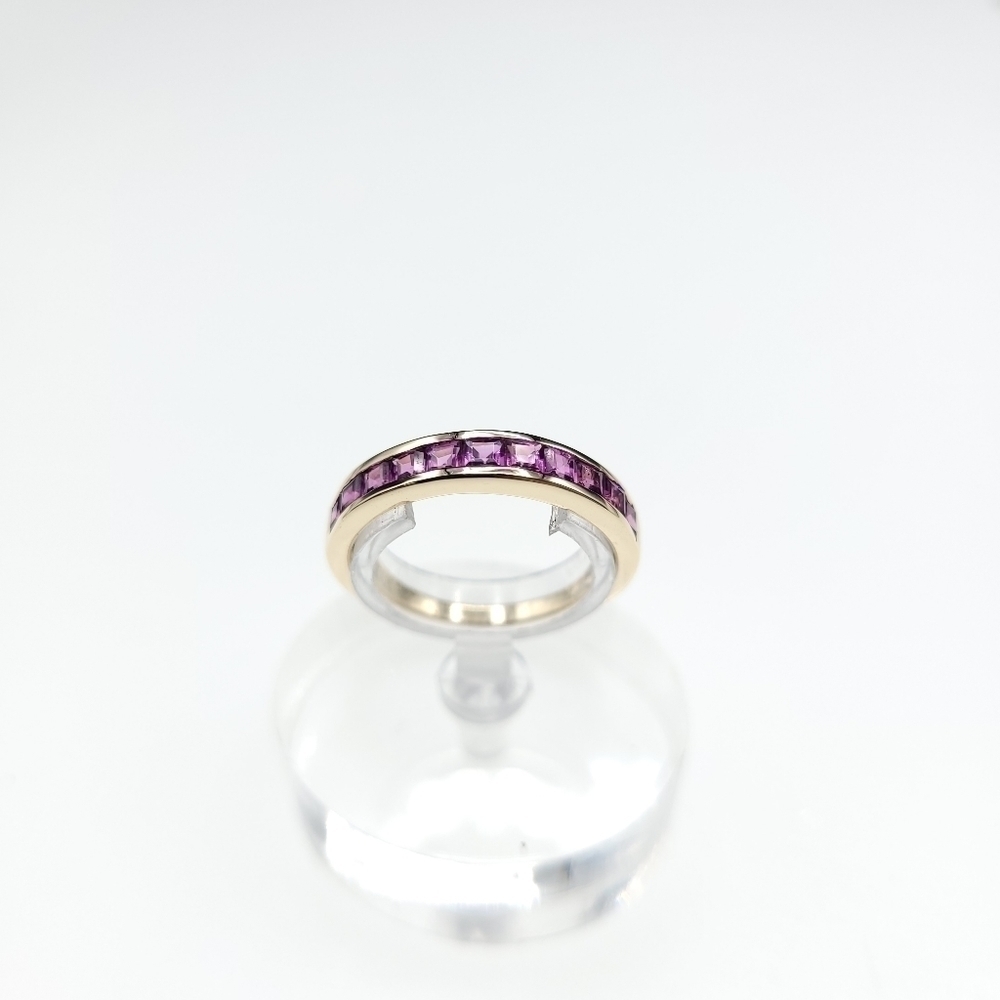 10k purple garnet ring - Picture 10 of 15